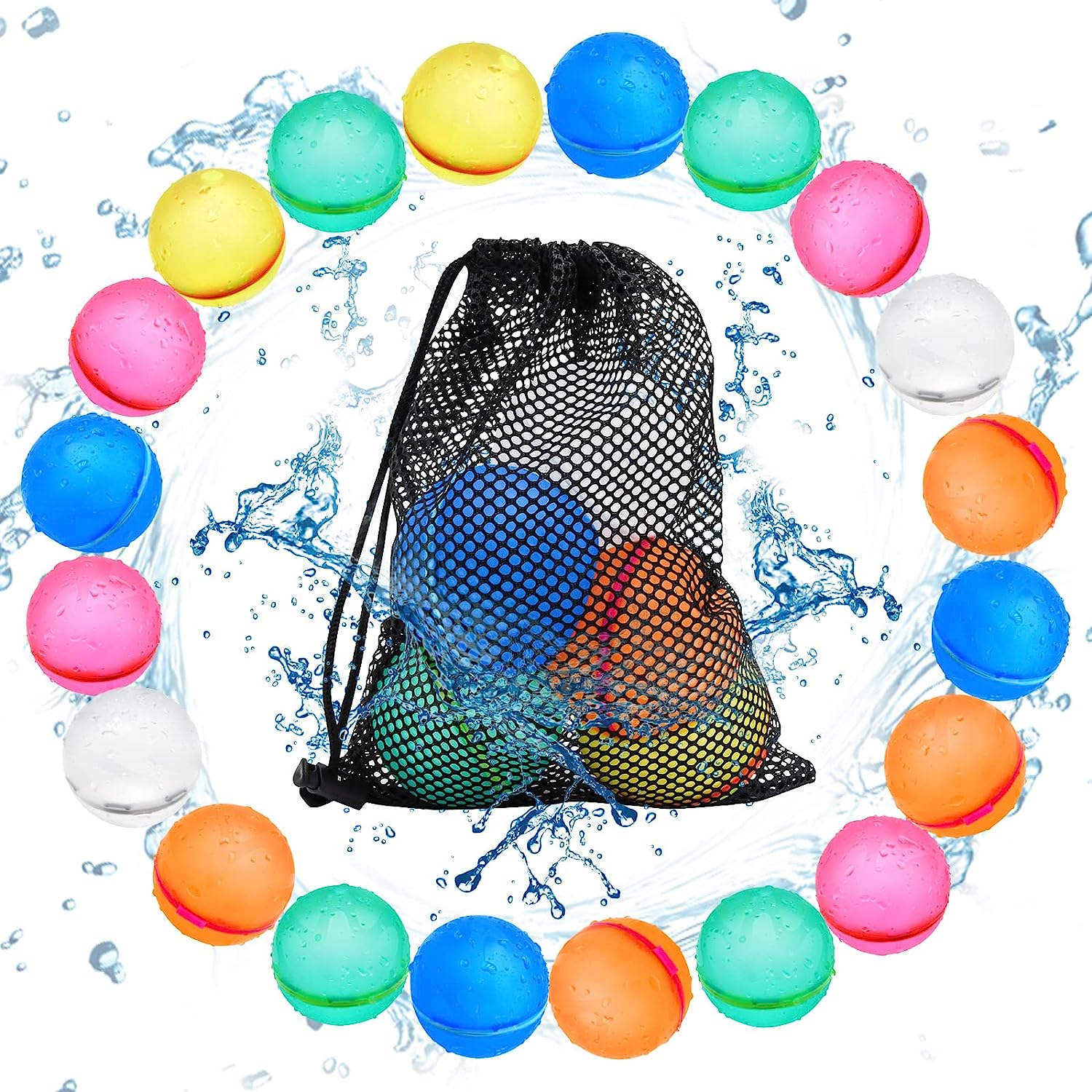 The Daily Haven official Reusable Water Balloons (12 pcs)